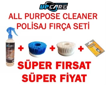 Upcare All-purpose Cleaner-polisaj Fırça Seti-matkap Disk Aparatı Hediyeli