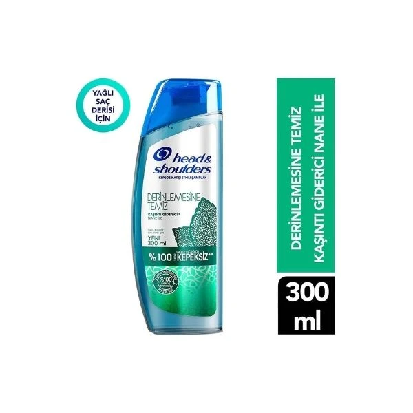 Head And Shoulders Derinlemesine Temiz Kaşıntı Giderici Şampuan 300 Ml