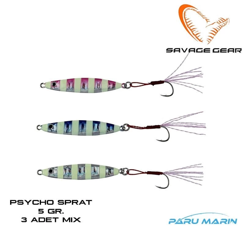 Savage Gear Psycho Sprat 5gr. Lrf 3 Adet (turkish Zebra Mix) Suni Yem