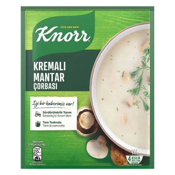 Knorr Çorba Kremalı Mantar 63 Gram