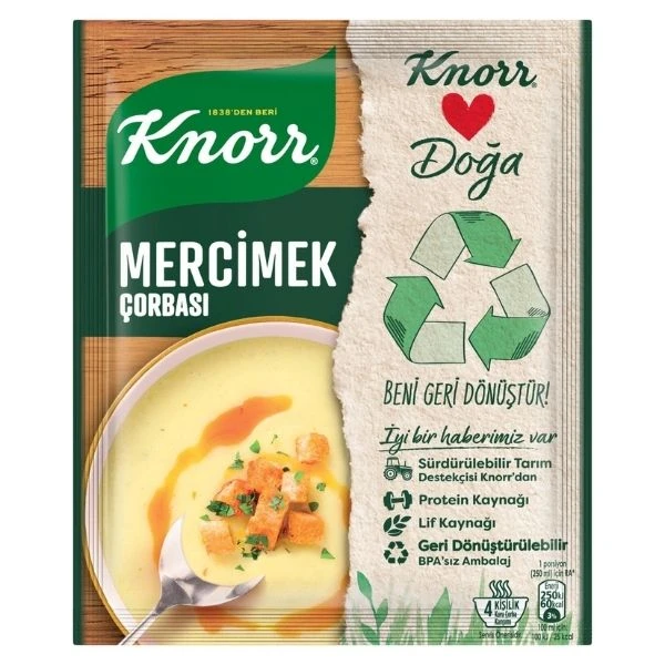 Knorr Hazır Çorba Mercimek 76 Gram
