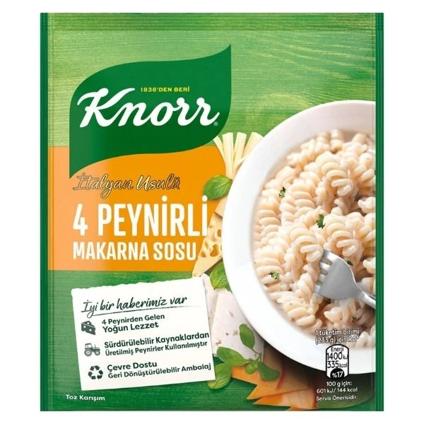 Knorr 4 Peynirli Makarna Sosu 50 Gram