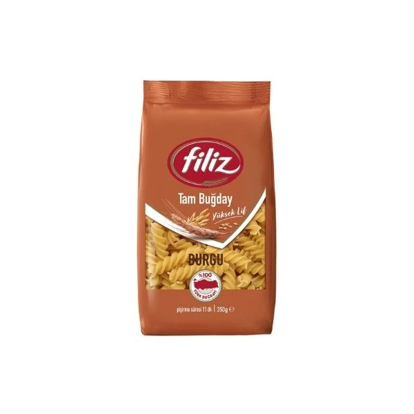 Filiz Tam Buğday Burgu Makarna 350 Gram