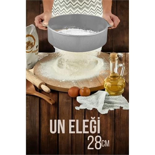 Transformacion 4 Adet Un Eleği Metal Telli Plastik Çerçeveli 28 Cm Un Eleği Brustolina Design 716145