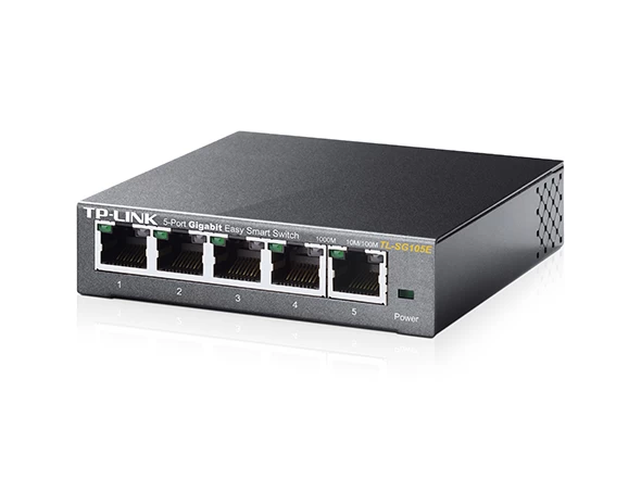 Tp-link Tl-sg105e 5port 10/100/1000 YÖnetİlebİlİr Switch