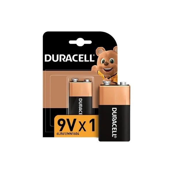 Duracell 9 Volt Pil Tekli
