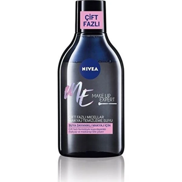 Nivea Micellar Expert Çift Fazlı Suya Dayanıklı Makyaj Temizleme Suyu 400 Ml