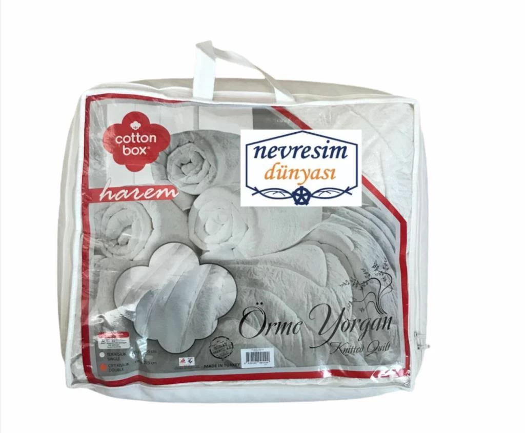 Cotton Box Harem Tek Kişilik Örme Yorgan