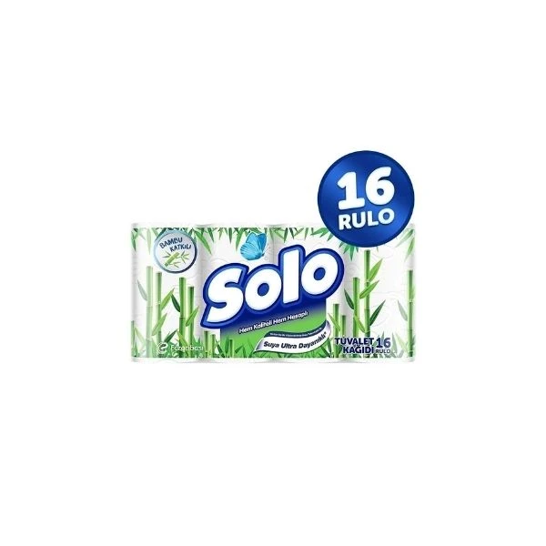 Solo Tuvalet Kağıdı Bambu Katkılı 16 Adet