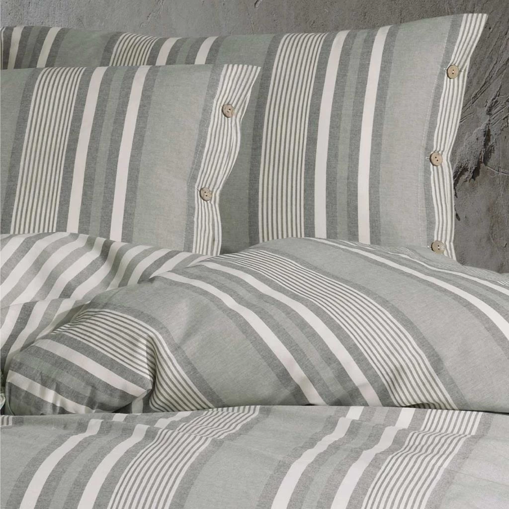 Clasy Butik Native Serisi Çift Kişilik Nevresim Takımı Dokya V1 Yeşil