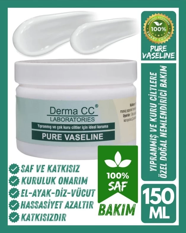 Derma Cc Sensitive Pure Katkısız Saf Vazelin 150 Ml