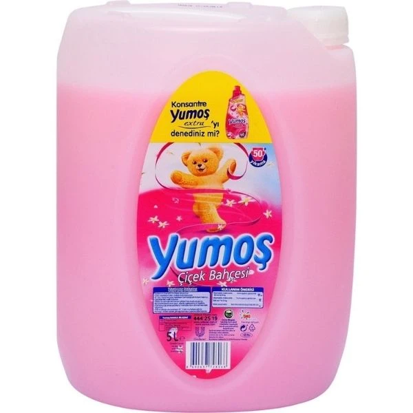 Yumoş Çamaşır Yumuşatıcısı Çiçek Bahçesi 5 Lt