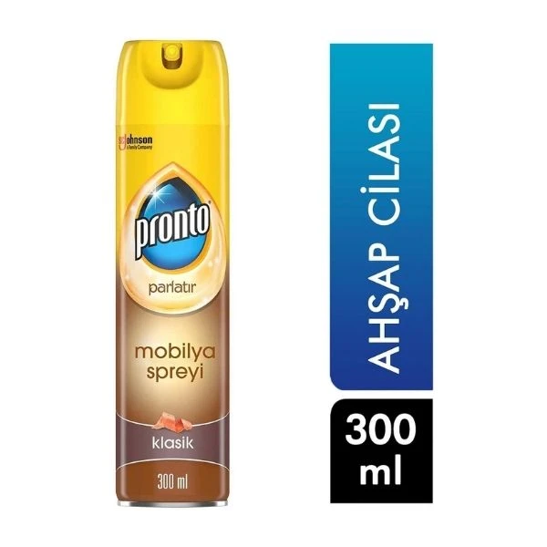 Pronto Ahşap Cilası Sprey Klasik 300 Ml