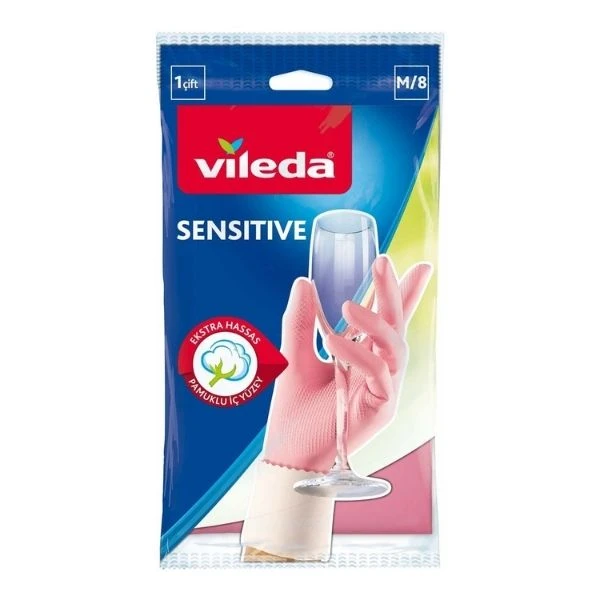 Vileda Sensitive Orta Boy Bulaşık Eldiveni