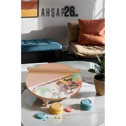 Modacar 4 Adet Çocuk 26 Cm Hamur Açma Masası 714536