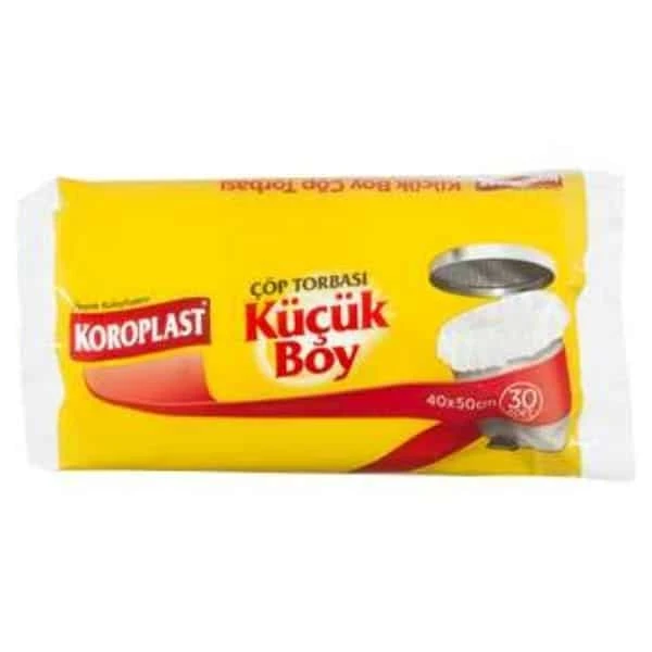 Koroplast Çöp Torbası Küçük 40x50 Cm 30 Lu