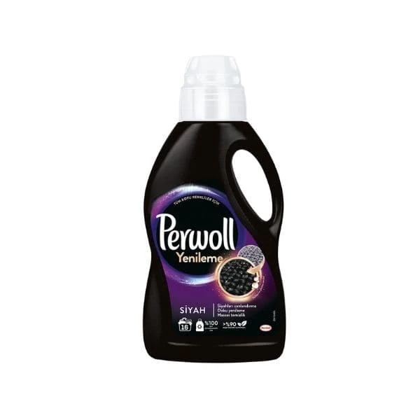 Perwoll Hassas Bakım Sıvı Çamaşır Deterjanı 1 Lt (16 Yıkama) Siyah Yenileme