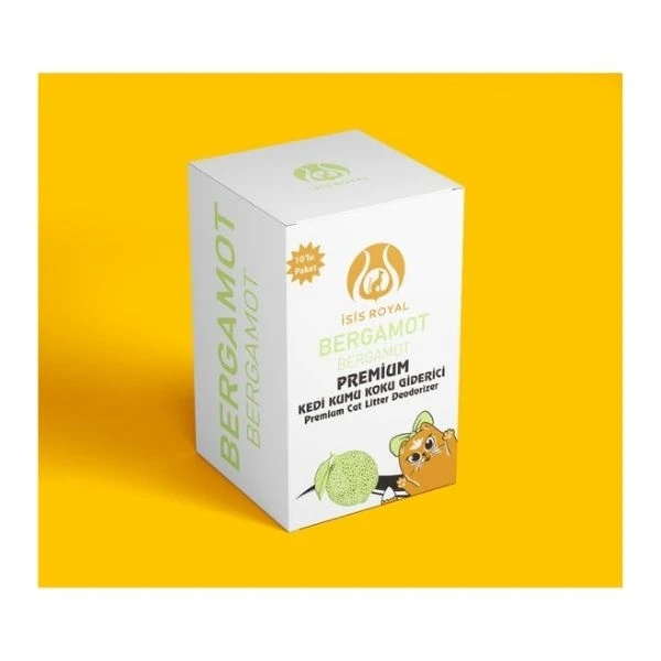 Isis Royal Bergamot Aromalı Kedi Kumu Koku Giderici 10 x 25 Gr