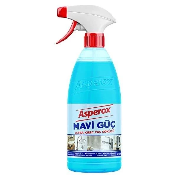 Asperox Mavi Güç Ultra Kireç Pas Sökücü Sprey 1 Lt