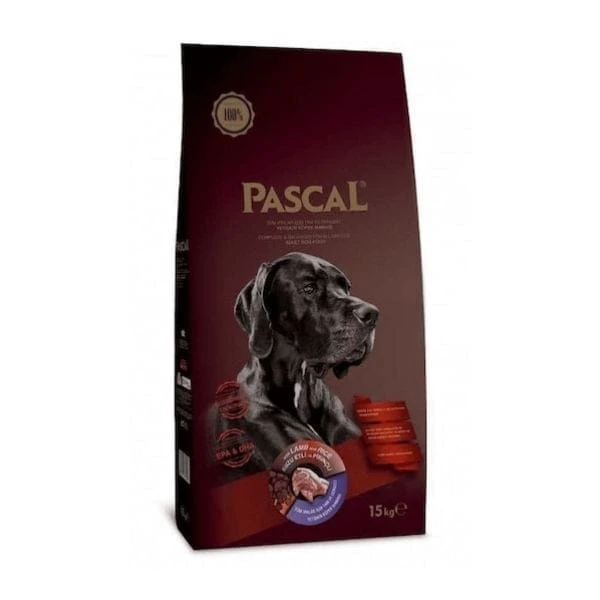 Pascal Kuzu Etli Ve Pirinçli Yetişkin Köpek Maması 15 Kg
