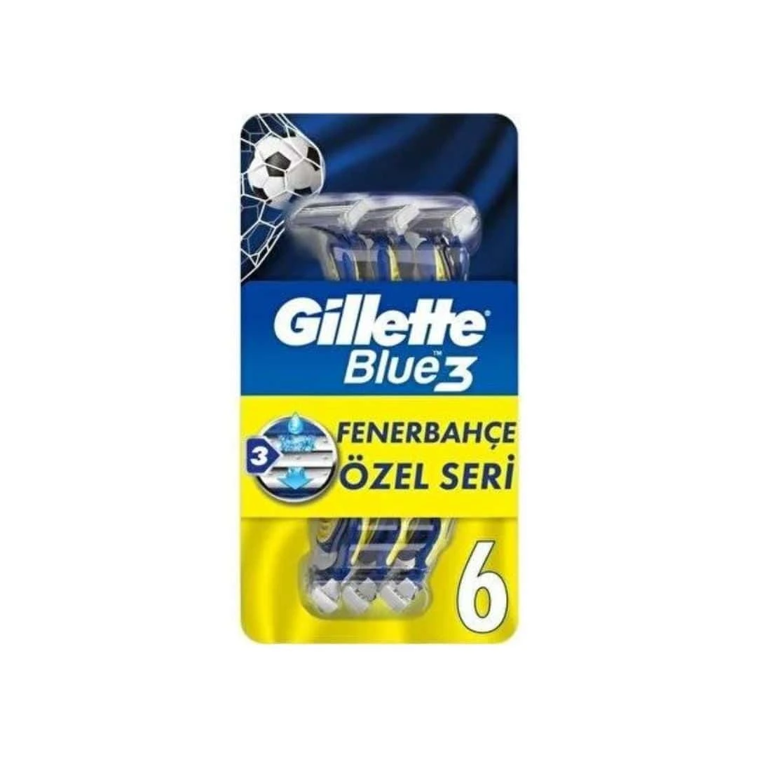 Gillette Blue3 6'lı Fenerbahçe Taraftar Paketi