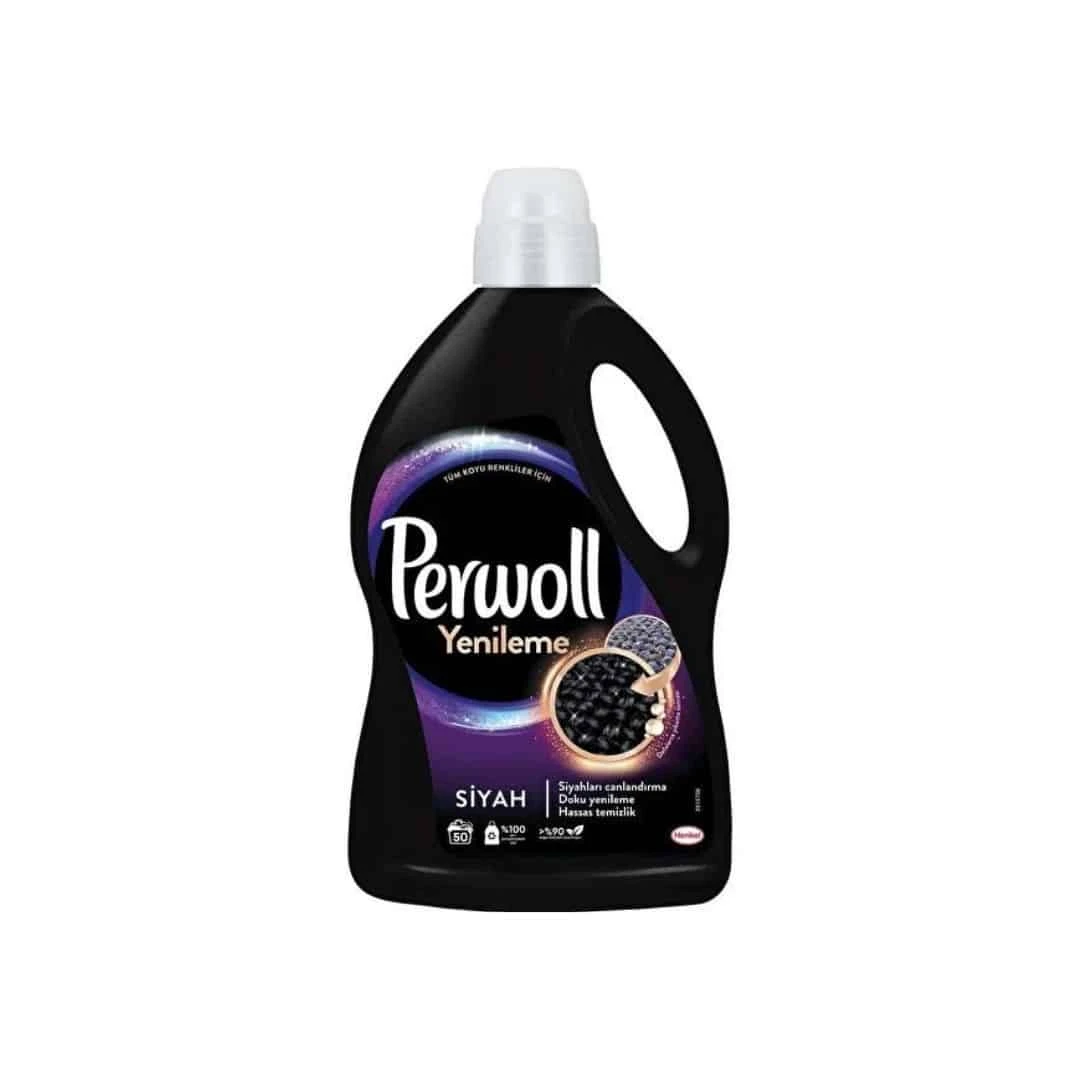 Perwoll Hassas Sıvı Çamaşır Deterjanı Siyah 3 L