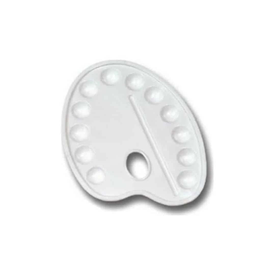 Sulu Boya Palet 19 Cm Beyaz