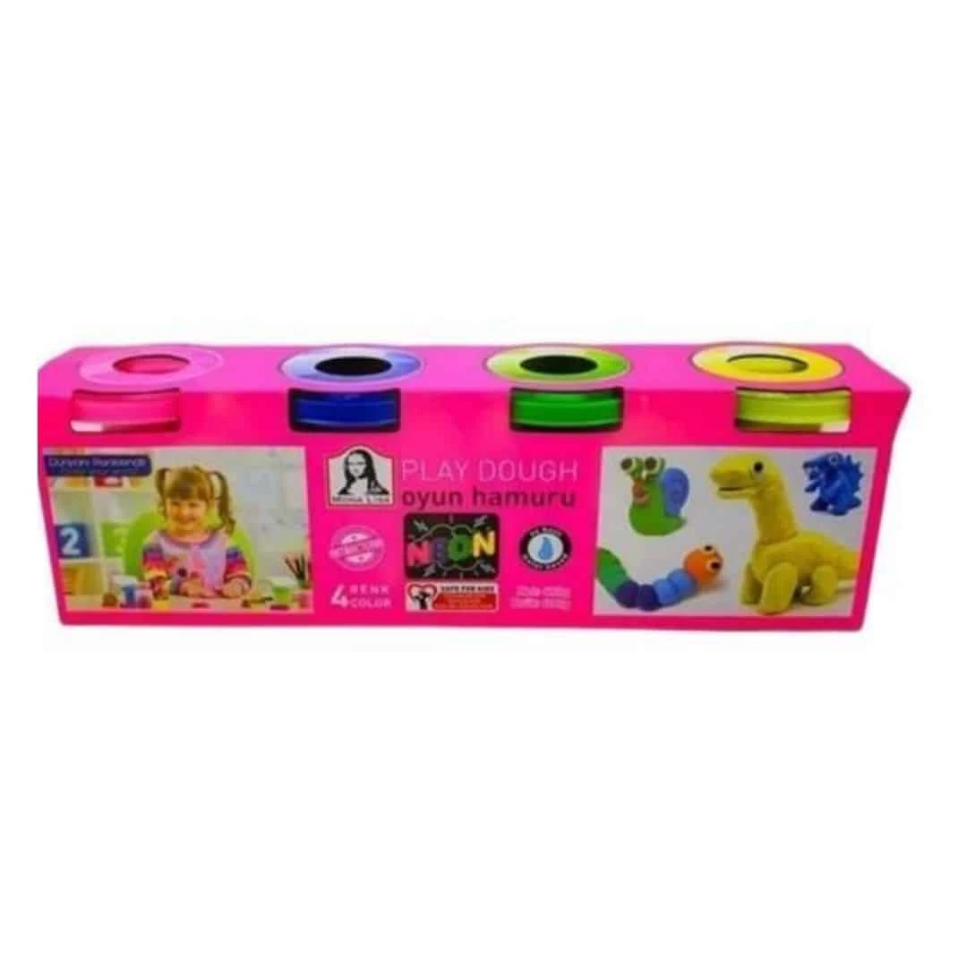 Mono Lisa Neon Oyun Hamuru 4 'lü