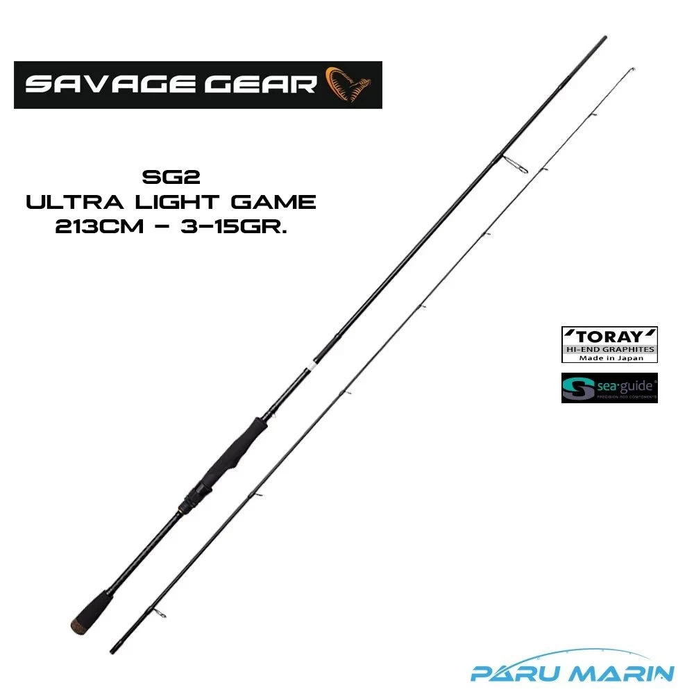 Savage Gear Sg2 Ultra Light Game 213cm 3-15gr. Kamış