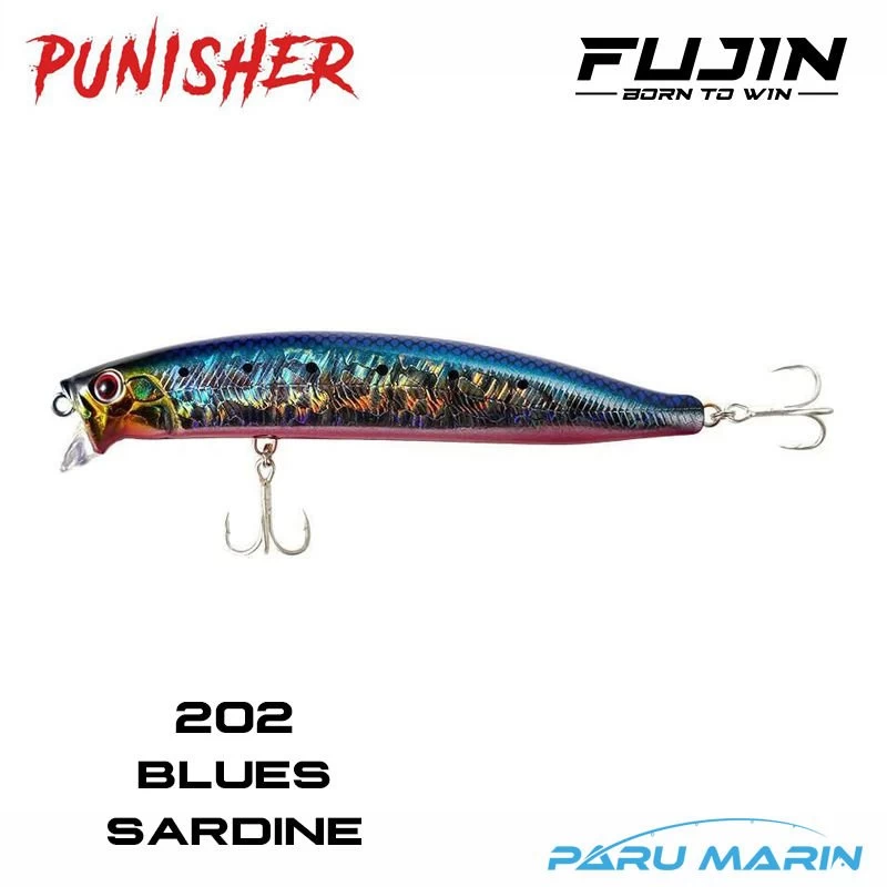 Fujin Punisher 105sw 10.5cm 16gr. Maket Balık 202 Blues Sardine