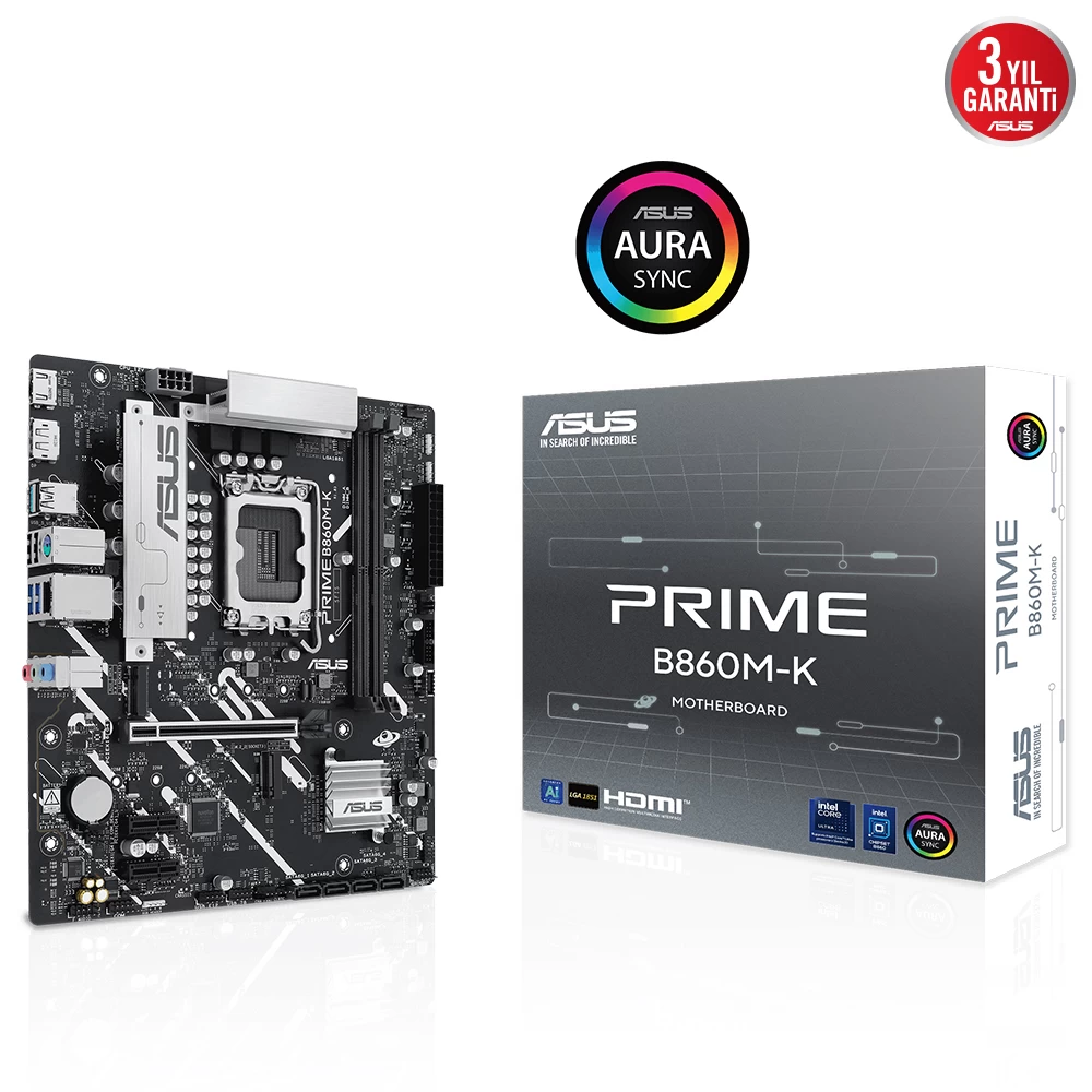 Asus Prime B860m-k Soket 1851 Anakart