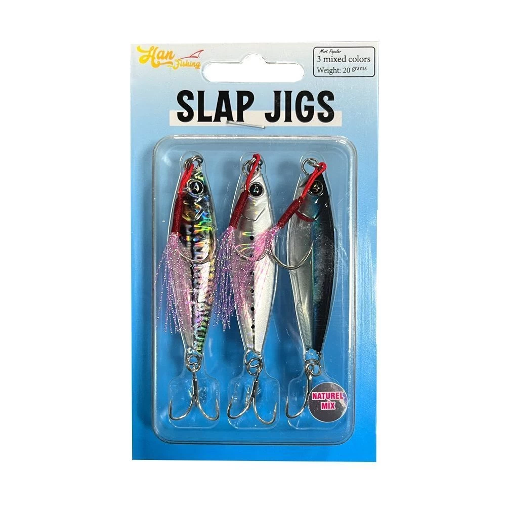 Hanfish  Slap Jigs Naturel Mix 10gr.