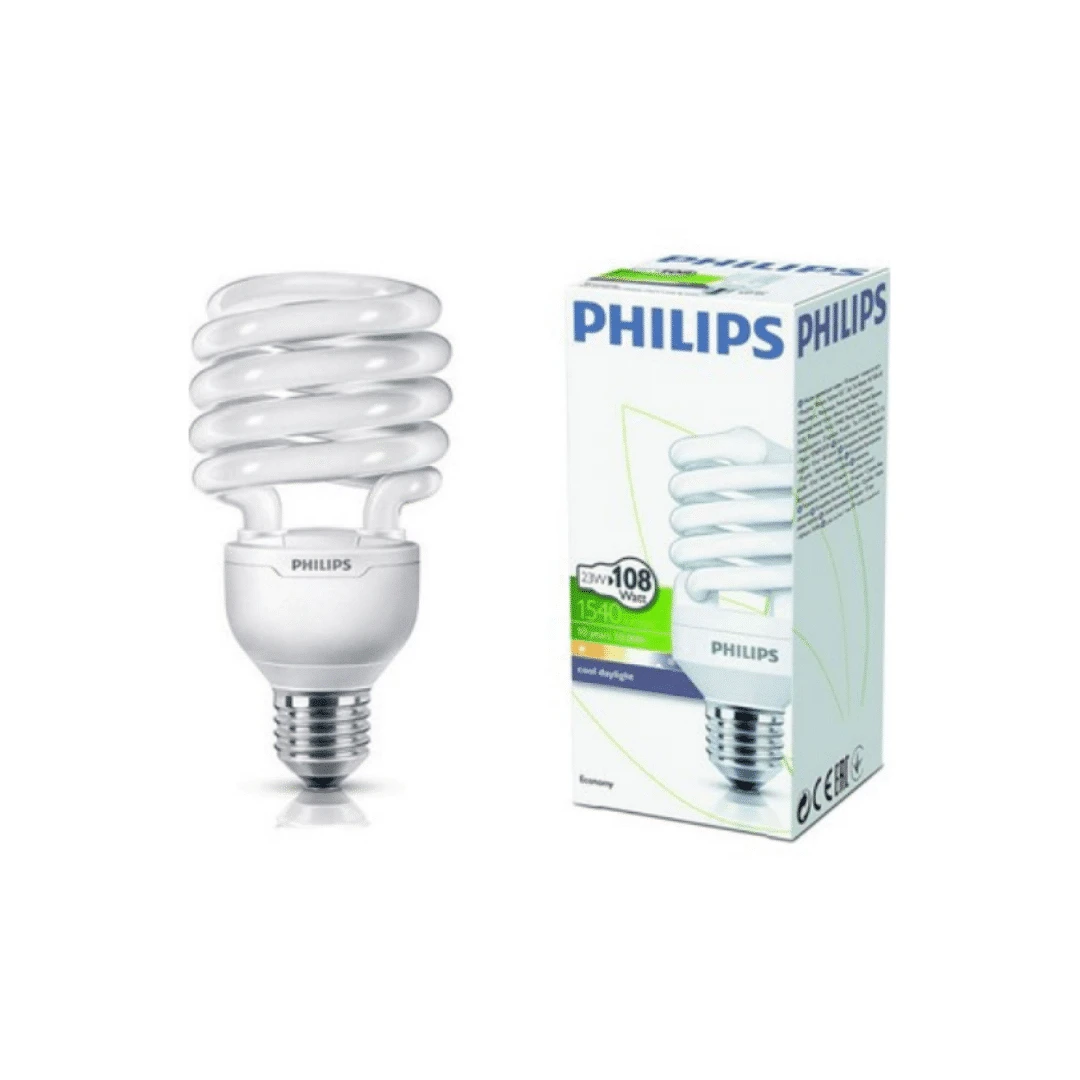 Philips 108 Watt Enerji Tasarruflu Spiral Ampul E27 Duy Beyaz Işık
