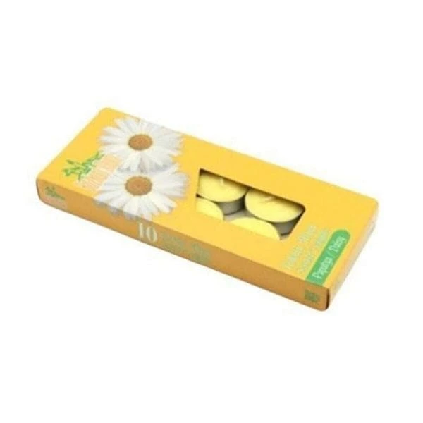 Bozkurt Mum Scented Tealights Papatya 10'lu Paket