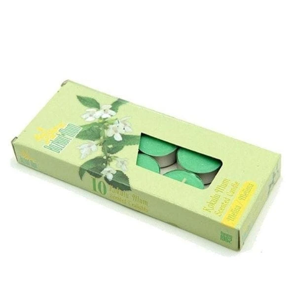 Bozkurt Mum Scented Tealights Melisa 10'lu Paket