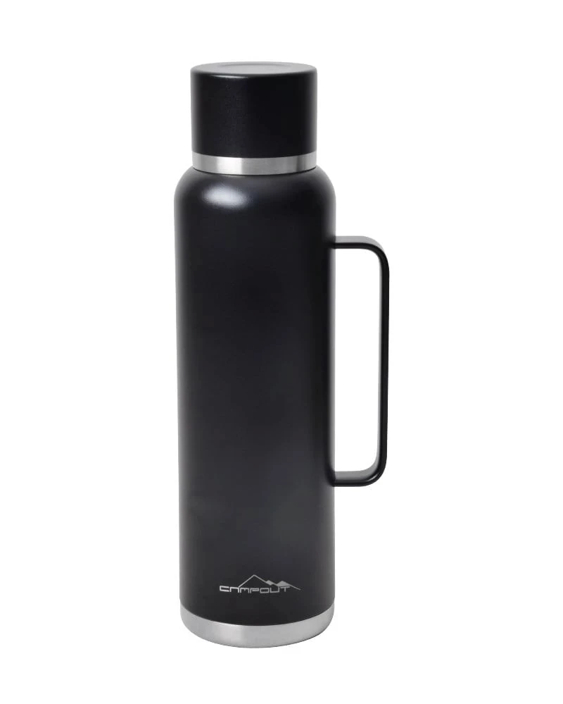 Campout Çİft Katmanli Termos Sİyah 1500 Ml