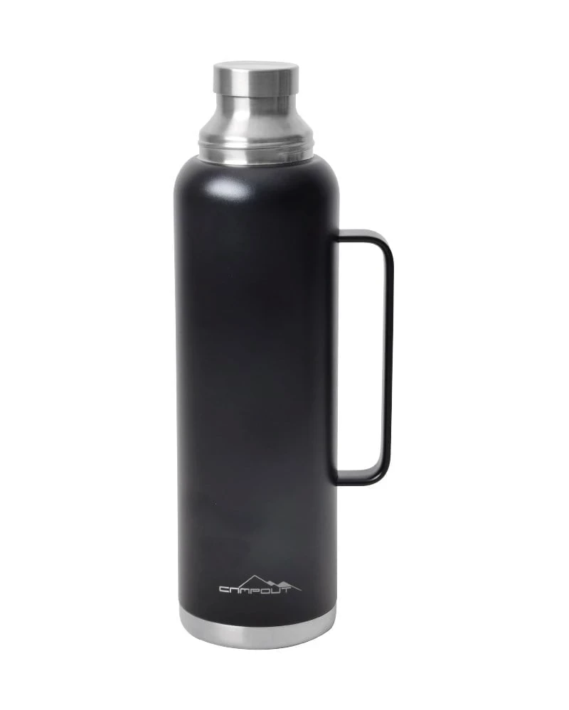 Campout Çİft Katmanli Termos Sİyah 1500 Ml