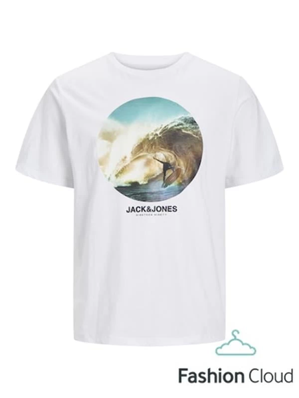 Jack & Jones 3 Dbaskılı Basic T-Shirt - Beyaz 2XL Beden