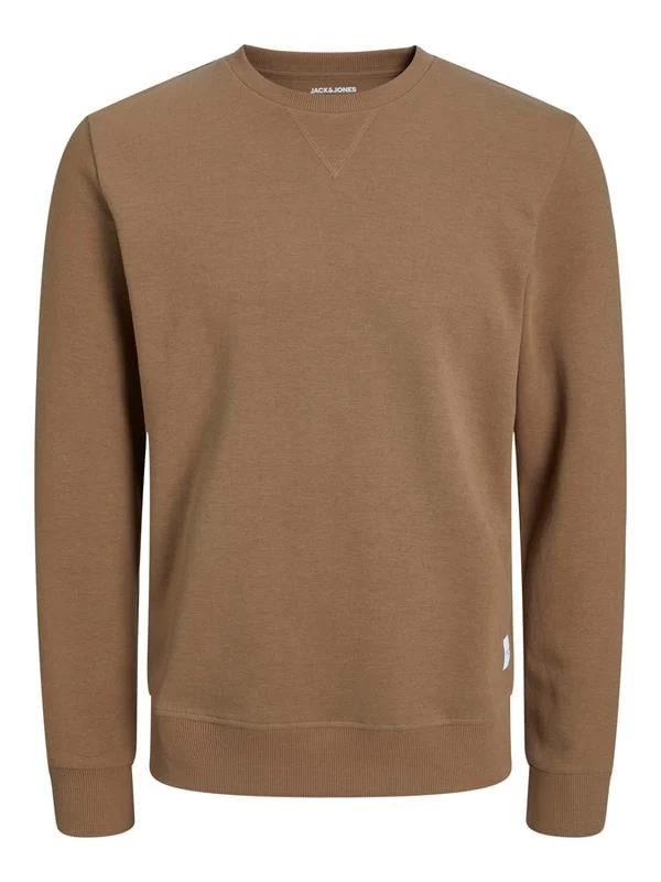 Jack & Jones Büyük Beden Erkek T-Shirt - Kahve 2XL