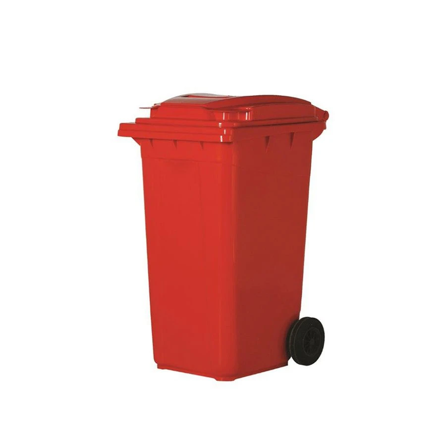 120 Lt Everplast Kırmızı Çöp Konteynerı