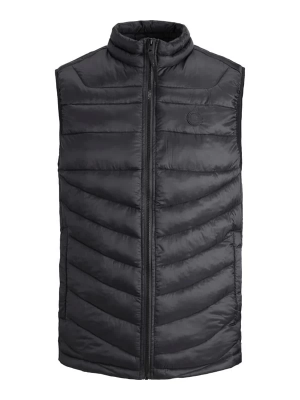 Jack & Jones Büyük Beden Şişme Yelek  - Siyah 3XL Beden