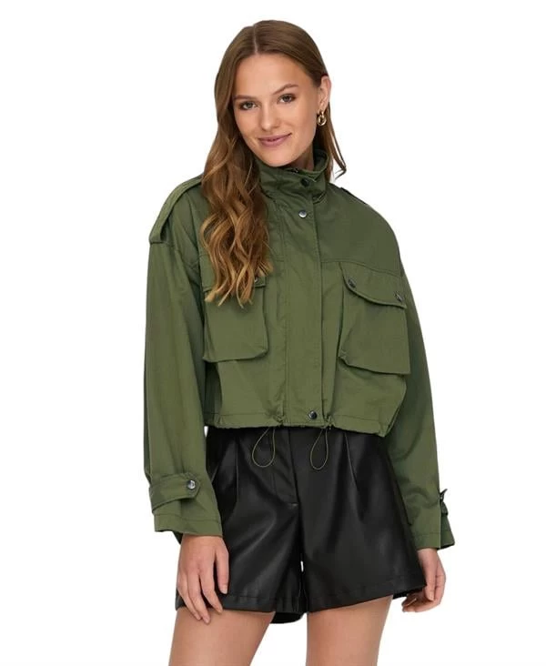 Only Softshell Kumaş Kısa Gömlek - Yeşil XL Beden