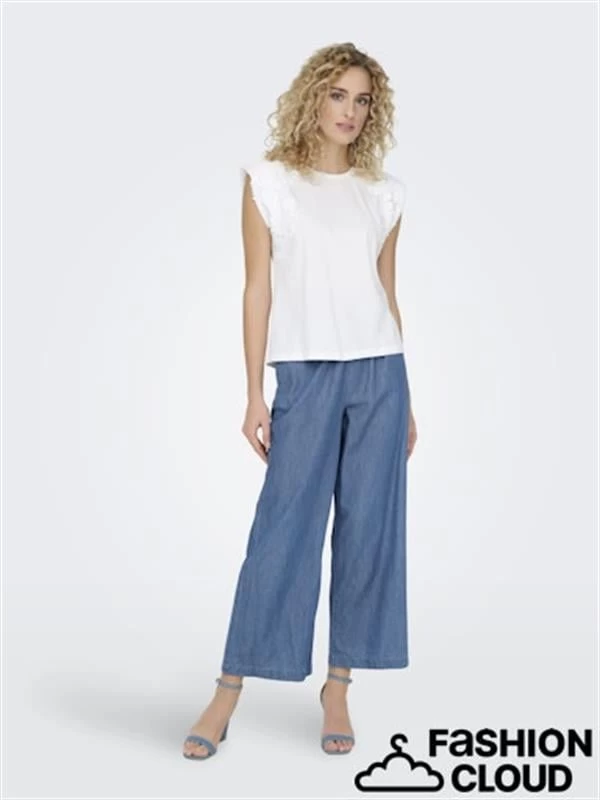 Only Kot Kapri Kadın Pantolon  - Mavi XS-32