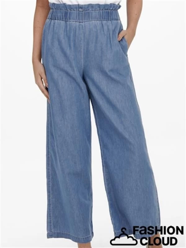 Only Kot Kapri Kadın Pantolon  - Mavi XS-32