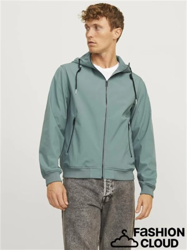 3000 Mm Su Geçirmez Erkek Softshell Mont   - Renk: YeŞİl, Beden: Xlarge
