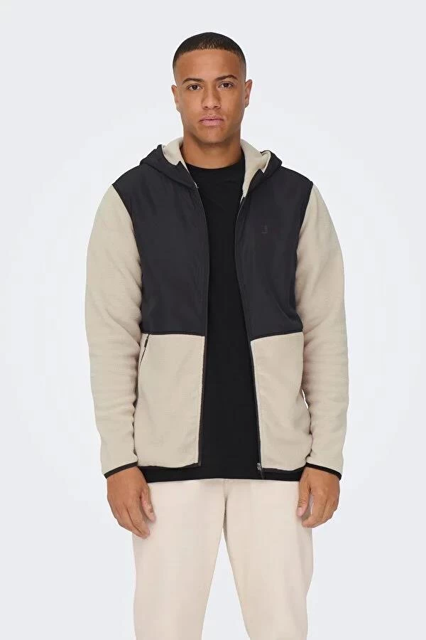 Softshell Polarlı Ceket - Renk: Bej, Beden: 2xl