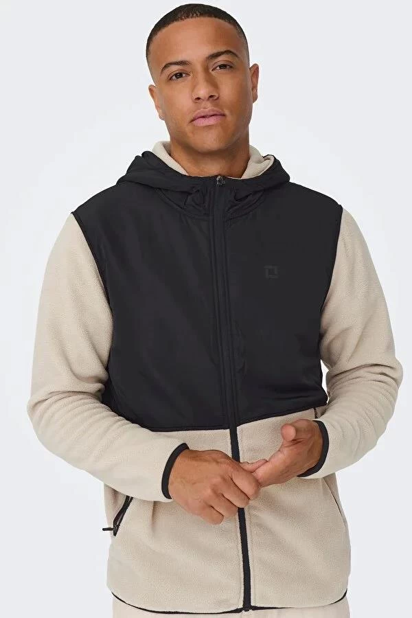 Softshell Polarlı Ceket - Renk: Bej, Beden: 2xl