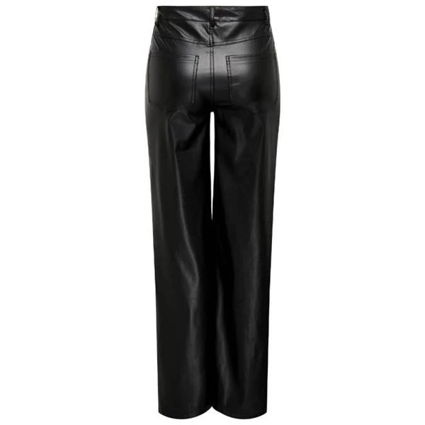 Straight Fit Deri Pantolon  Siyah - Renk: Siyah, Beden: Xl-32
