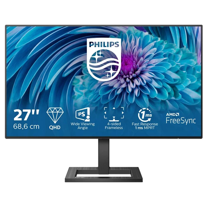 27 Philips 275e2fae-00 1ms 75hz Qhd Hdm/dp Monitor