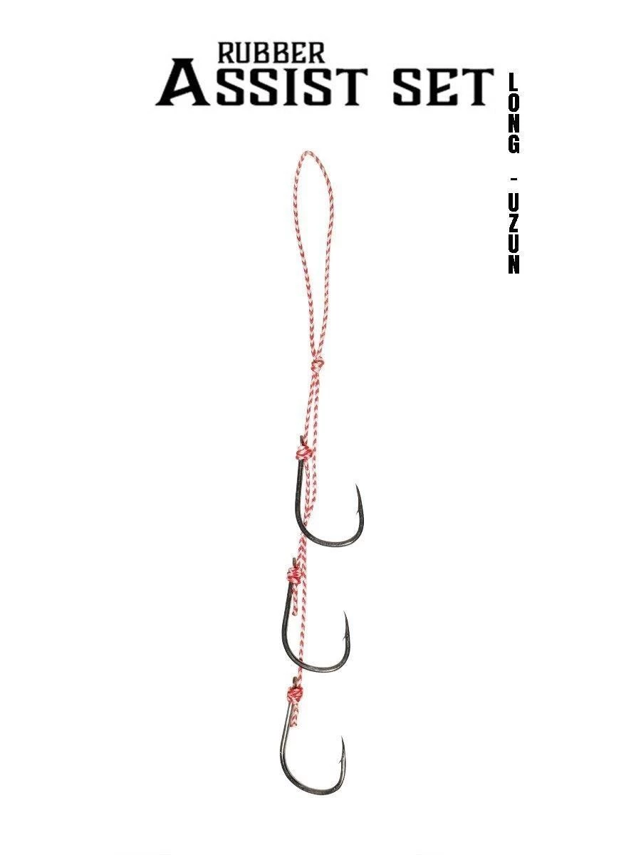 Fujin Rubber Üç Kancalı Assist Uzun 10.5cm 2 Adet H21-01